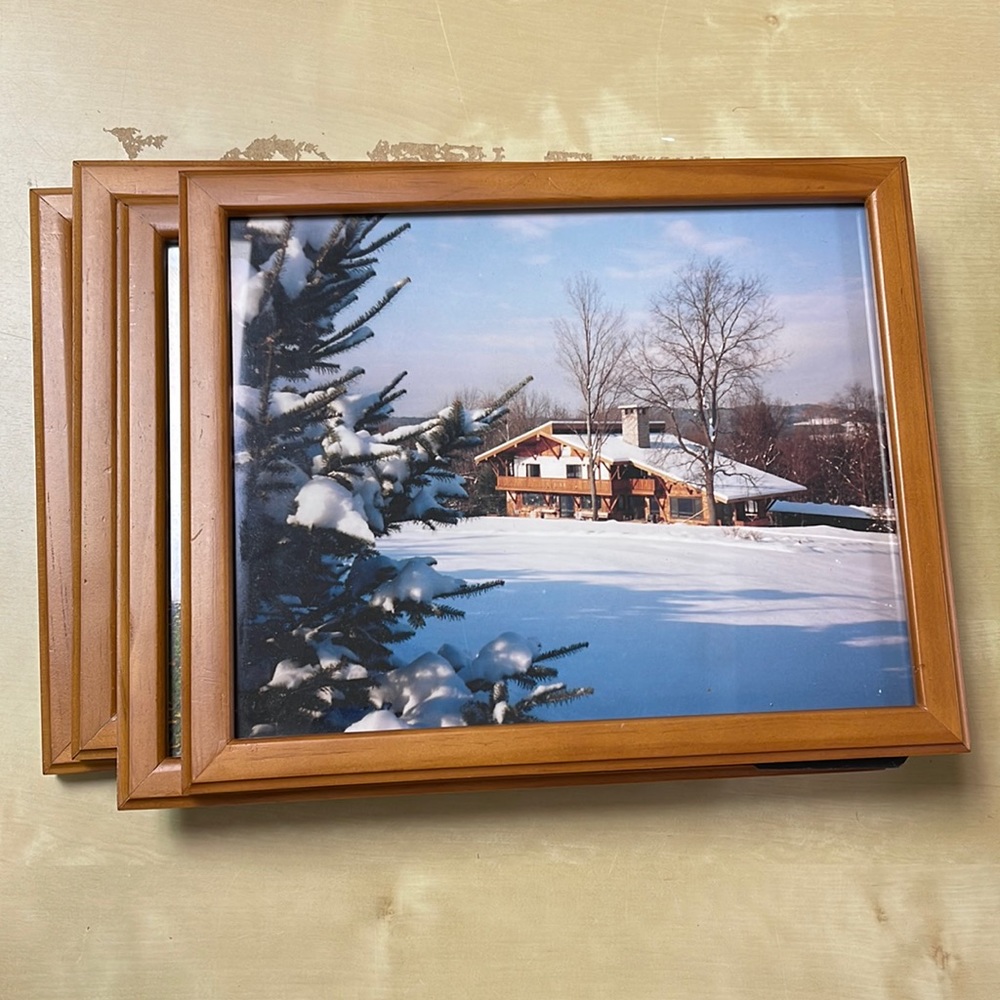 8x10 teak frames. Qty 4
